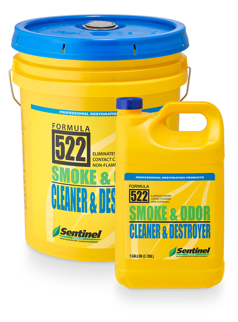 【オマケ付き】Fullerton’s OCD SENTINEL 522 SMOKE & ODOUR CLEANER/DESTROYER 5 GAL - Safety Express