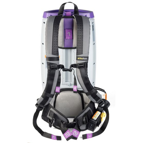 PROTEAM GOFIT 10 BACKPACK VACUUM W/ XOVER MULTI-SURFACE TELESCOPING ...