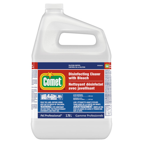 COMET PROFESSIONAL DISINFECTING BLEACH CLEANER, CLOSED LOOP 3.78L COMET PROFESSIONAL DISINFECTING BLEACH CLEANER, CLOSED LOOP 3.78L