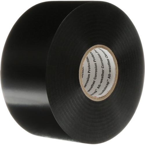 SCOTCHRAP ALL-WEATHER CORROSION PROTECTION TAPE, 50.8 MM (2 IN) X 30.48 M (100 FT), BLACK