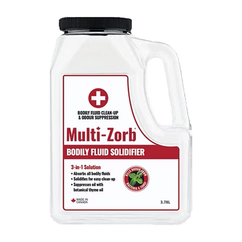 MULTI-ZORB BODILY FLUID SOLIDIFIER 4.5L JUG MULTI-ZORB BODILY FLUID SOLIDIFIER 4.5L JUG