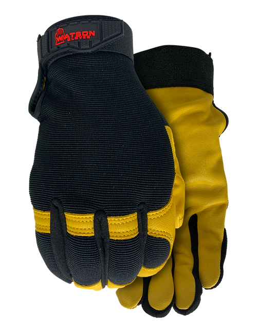 WATSON FLEXTIME FULL-GRAIN GOATSKIN LEATHER PALM GLOVES SM
