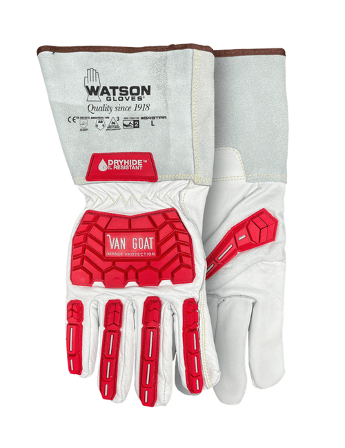 WATSON 549TPR VAN GOAT GLOVES L IMPACT 2/ PUNCTURE 5 / CUT A6 GOAT SKIN WATSON 549TPR VAN GOAT GLOVES L IMPACT 2/ PUNCTURE 5 / CUT A6 GOAT SKIN