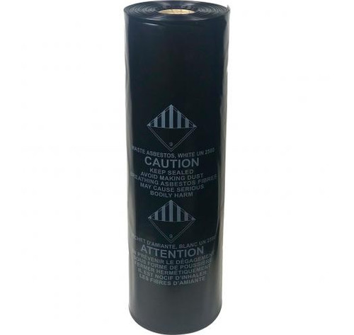 POLY BAGS SMALL 26X40 BLACK PRINTED 6MIL 100/ROLL