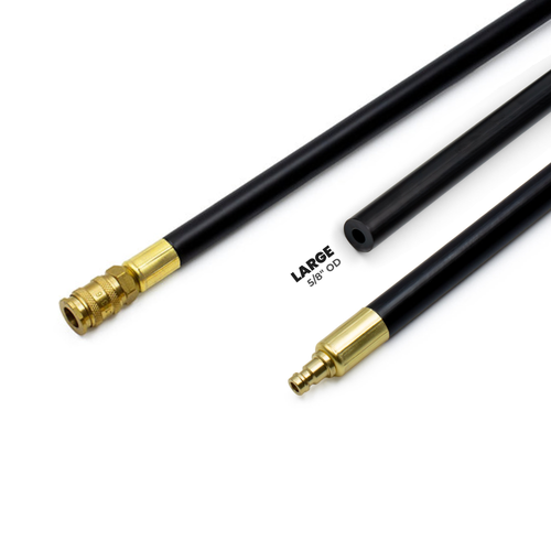 LTE BLACK NYLON LARGE 5/8 ROD - 5 FT