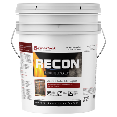 FIBERLOCK RECON SMOKE ODOUR SEALER WHITE 5 GAL