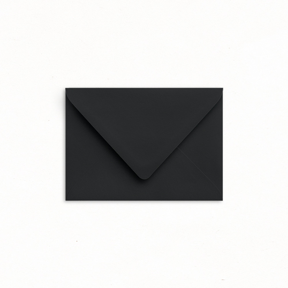 C6 Black Envelope