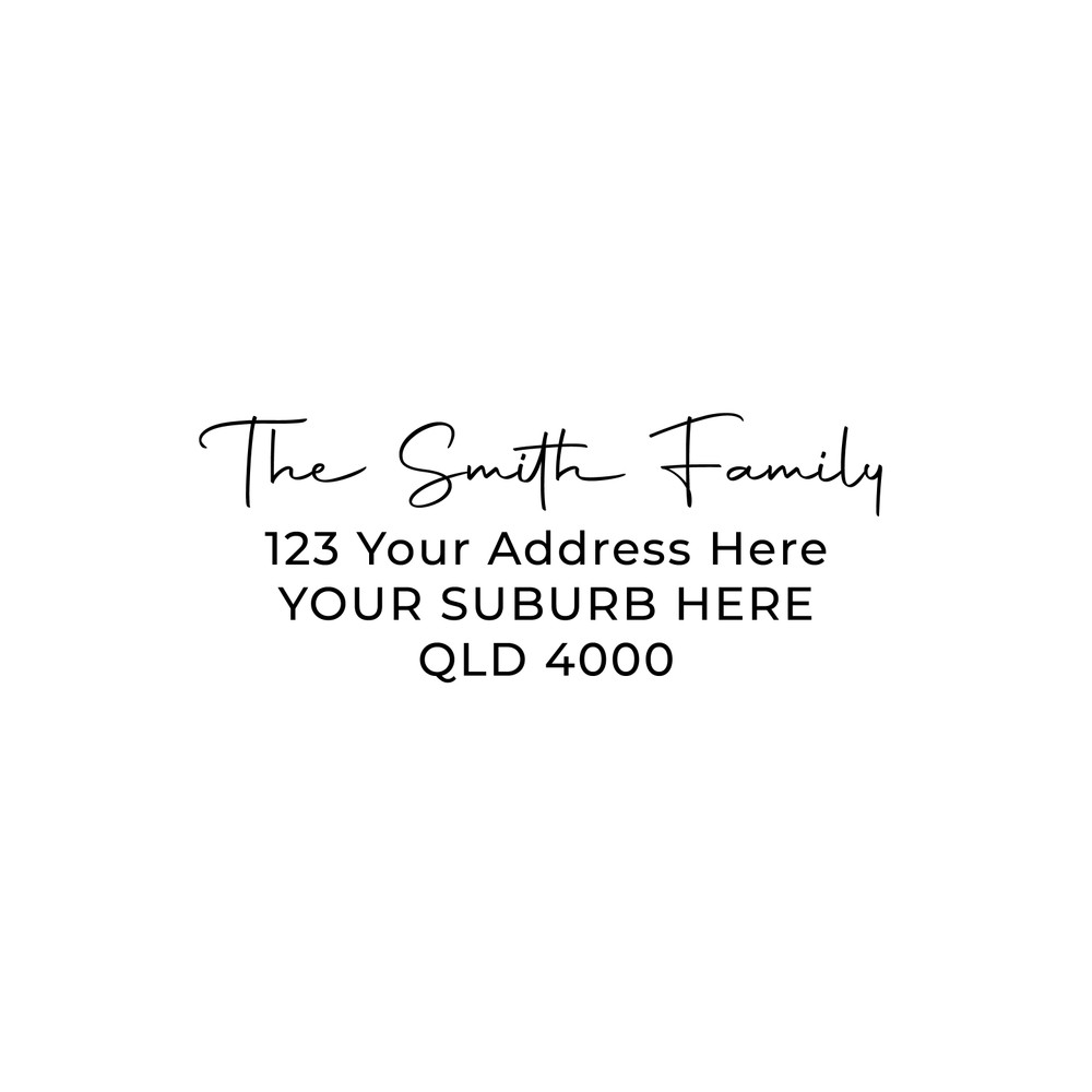 Custom Return Address Stamp - PreInked