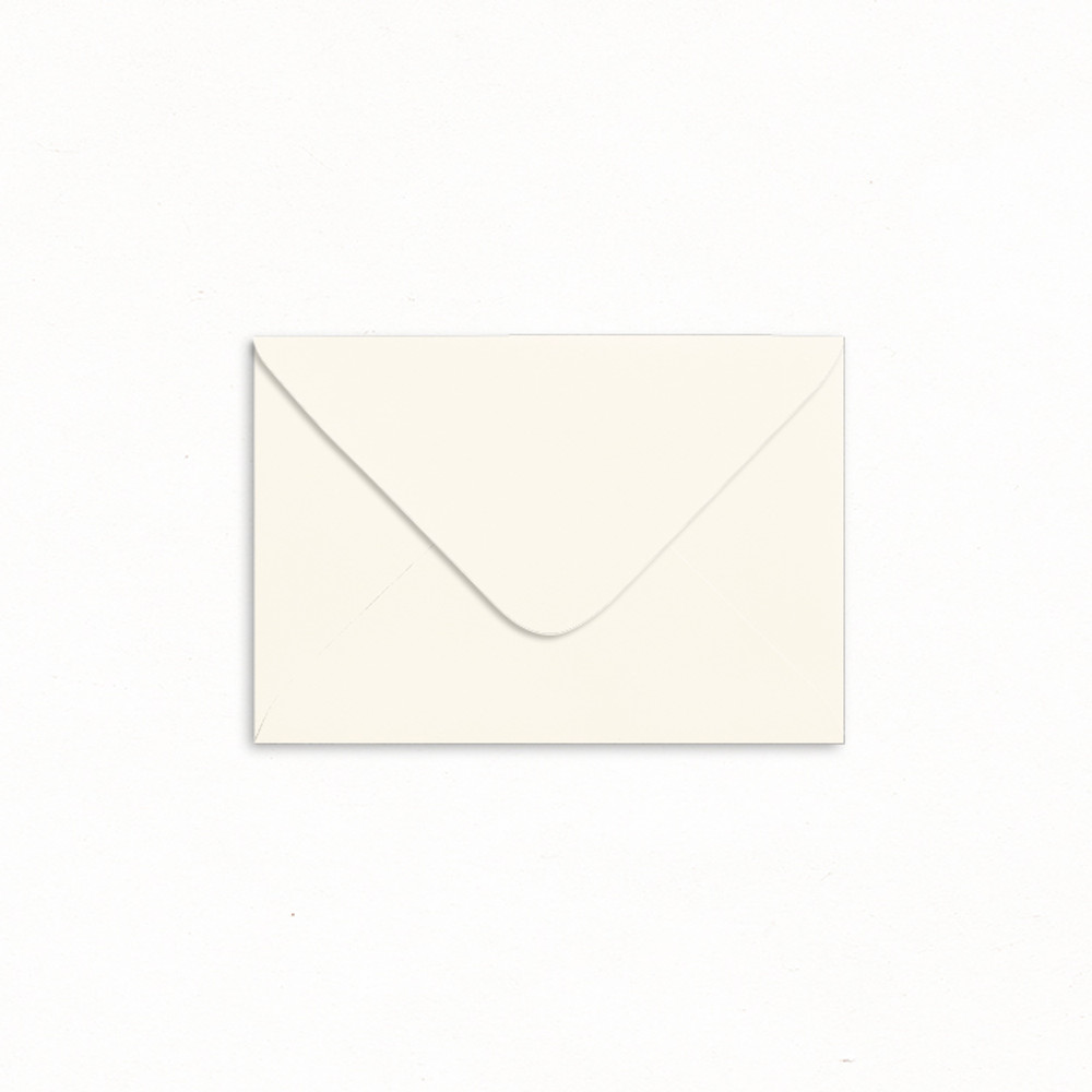 C6 Off White Wedding Envelope