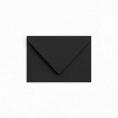 C6 Black Envelope