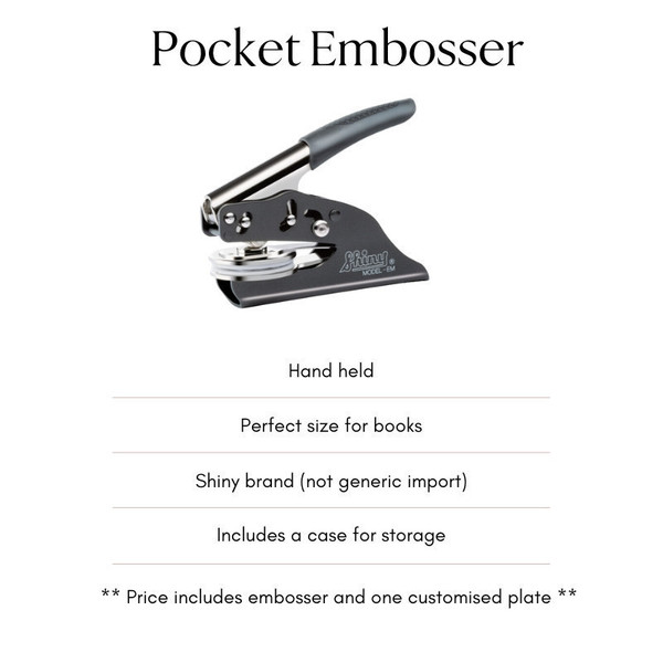 Bunny Book Embosser Stamp