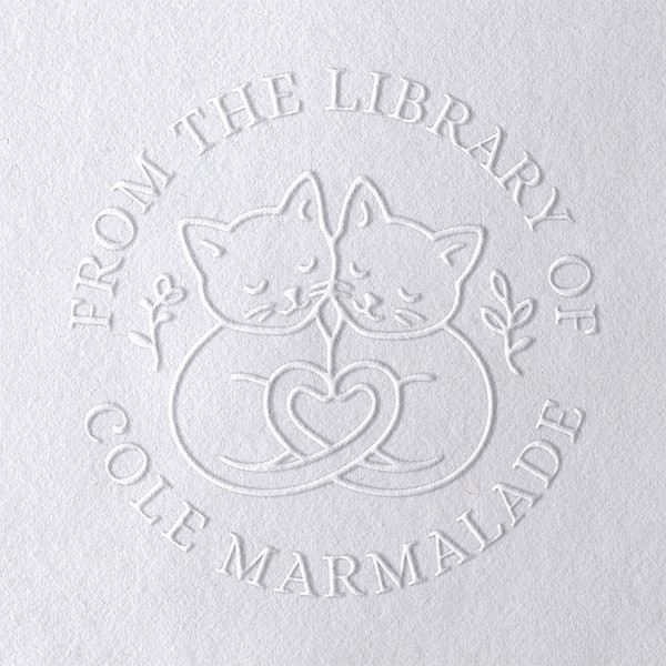 Book Embosser (Love Cats)