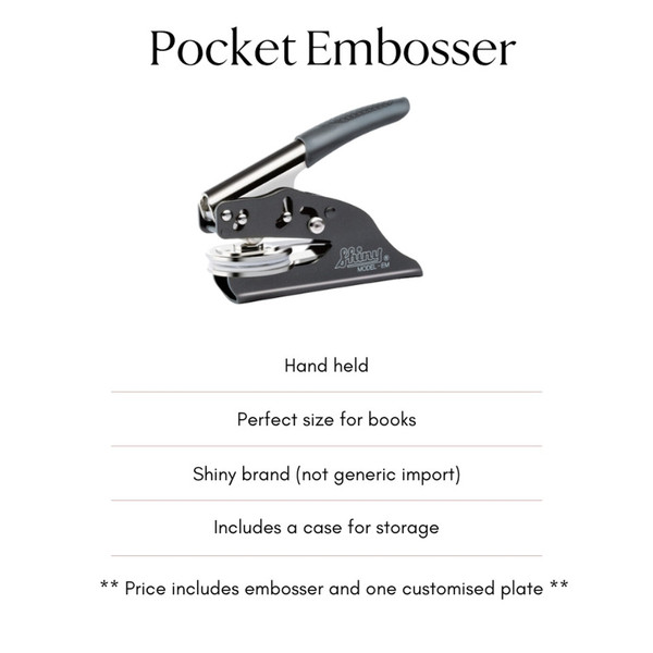 Custom Embossing Stamp Pocket (Round 4cm)