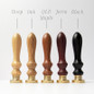 Single Initial Wax Stamp Handle Options