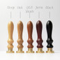 Single Line Floral Wax Stamp Handle Options