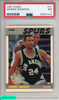 1987 FLEER JOHNNY DAWKINS #27 ROOKIE SAN ANTONIO SPURS RC PSA 7 NM 52867442