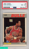 1987 FLEER GENE BANKS #8 CHICAGO BULLS PSA 8 NM-MT 55618316