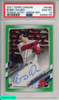 2021 TOPPS CHROME BOBBY DALBEC #RABD ROOKIE AUTO-GREEN REF ROOKIE RC PSA 10 64959190