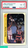 1986 FLEER STICKER PATRICK EWING #6 NEW YORK KNICKS HOF PSA 8 NM MT 50651638