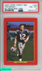 2006 TOPPS TURKEY RED TOM BRADY #280 NO PRESS BOX-RED PATRIOTS PSA 8 NM-MT 60532742