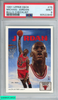 1991 UPPER DECK MICHAEL JORDAN #75 BULLS CHECKLIST CHICAGO BULLS HOF PSA 9 MINT 60522846