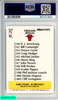 1990 HOOPS MICHAEL JORDAN #358 TEAM CHECKLIST CHICAGO BULLS HOF PSA 9 MINT 60761802