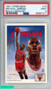 1991 UPPER DECK MICHAEL JORDAN #75 BULLS CHECKLIST CHICAGO BULLS HOF PSA 9 MINT 60881071