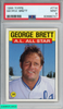 1986 TOPPS GEORGE BRETT #714 KANSAS CITY ROYALS HOF PSA 9 MINT 60688747