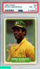 1982 FLEER RICKEY HENDERSON #92 OAKLAND ATHLETICS HOF PSA 8 NM-MT 61608036