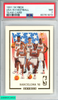 1991 SKYBOX USA BASKETBALL TEAM CARD PSA 7 NM 60761870