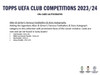 2023/24 Topps UEFA Club Competitions Soccer Hobby Case