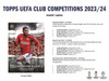 2023/24 Topps UEFA Club Competitions Soccer Hobby Box