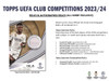 2023/24 Topps UEFA Club Competitions Soccer Hobby Box