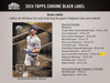 2024 Topps Chrome Black Baseball Hobby Case