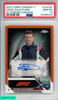 2023 TOPPS CHROME FORMULA 1 DAVID COULTHARD #CACDC ORANGE AUTO 18 OF 25 PSA 10 87666423