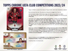 2023/24 Topps UEFA Club Competitions Chrome Soccer Jumbo Case