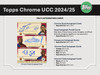 2024/25 Topps UEFA Club Competitions Chrome Soccer Jumbo Case
