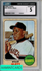 1968 TOPPS WILLIE MAYS #50 CGC 5 EXCELLENT 6019200005