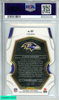 2022 SELECT LAMAR JACKSON #107 DIE-CUT TIE-DYE PRIZM 15 OF 25 PSA 10 GEM MT 83224334