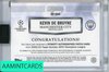 2023 TOPPS DYNASTY PATCH AUTO KEVIN DE BRUYNE #AP-KD5 2 OF 10 999917291291