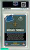 2016 PANINI DONRUSS MICHAEL THOMAS #386 ROOKIE NEW ORLEANS SAINTS PSA MINT 9 51677973