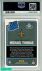 2016 PANINI DONRUSS MICHAEL THOMAS #386 ROOKIE NEW ORLEANS SAINTS PSA MINT 9 51677974