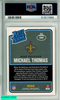 2016 PANINI DONRUSS MICHAEL THOMAS #386 ROOKIE NEW ORLEANS SAINTS PSA MINT 9 51677969