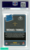 2016 PANINI DONRUSS OPTIC MICHAEL THOMAS #186 SAINTS ROOKIE RC PSA 10 GEM MT 50635960 2016 PANINI DONRUSS OPTIC MICHAEL THOMAS #186 SAINTS ROOKIE RC PSA 10 GEM MT 50635960
