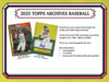 2025 Topps Archives Baseball Hobby Box - PRESALE