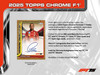 2025 Topps Chrome Formula 1 Racing Hobby Case