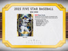 2025 Topps Five Star Baseball Hobby Box