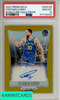 2023 PANINI PRIZM DECA SIGNATURES STEPHEN CURRY #DSCUR GOLD PRIZM PSA 10 101742532
