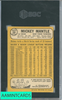 1968 TOPPS MICKEY MANTLE #280 SGC 3 6427175