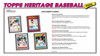 2026 Topps Heritage Baseball Hobby Case - PRESALE